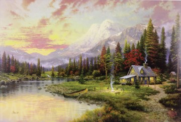 Evening Majesty TK Christmas Oil Paintings